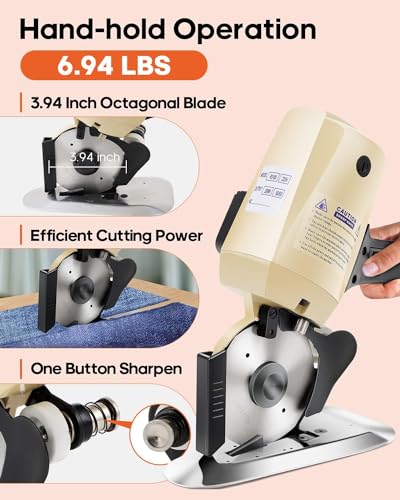 Electric Multi-Layer Fabric and Leather Cutter