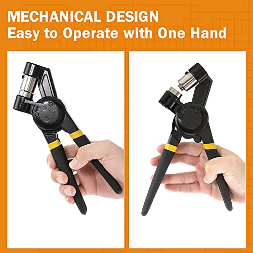 BEAMNOVA 1/2 Inch Grommet Kit with 500 Supplies & Handheld Setter