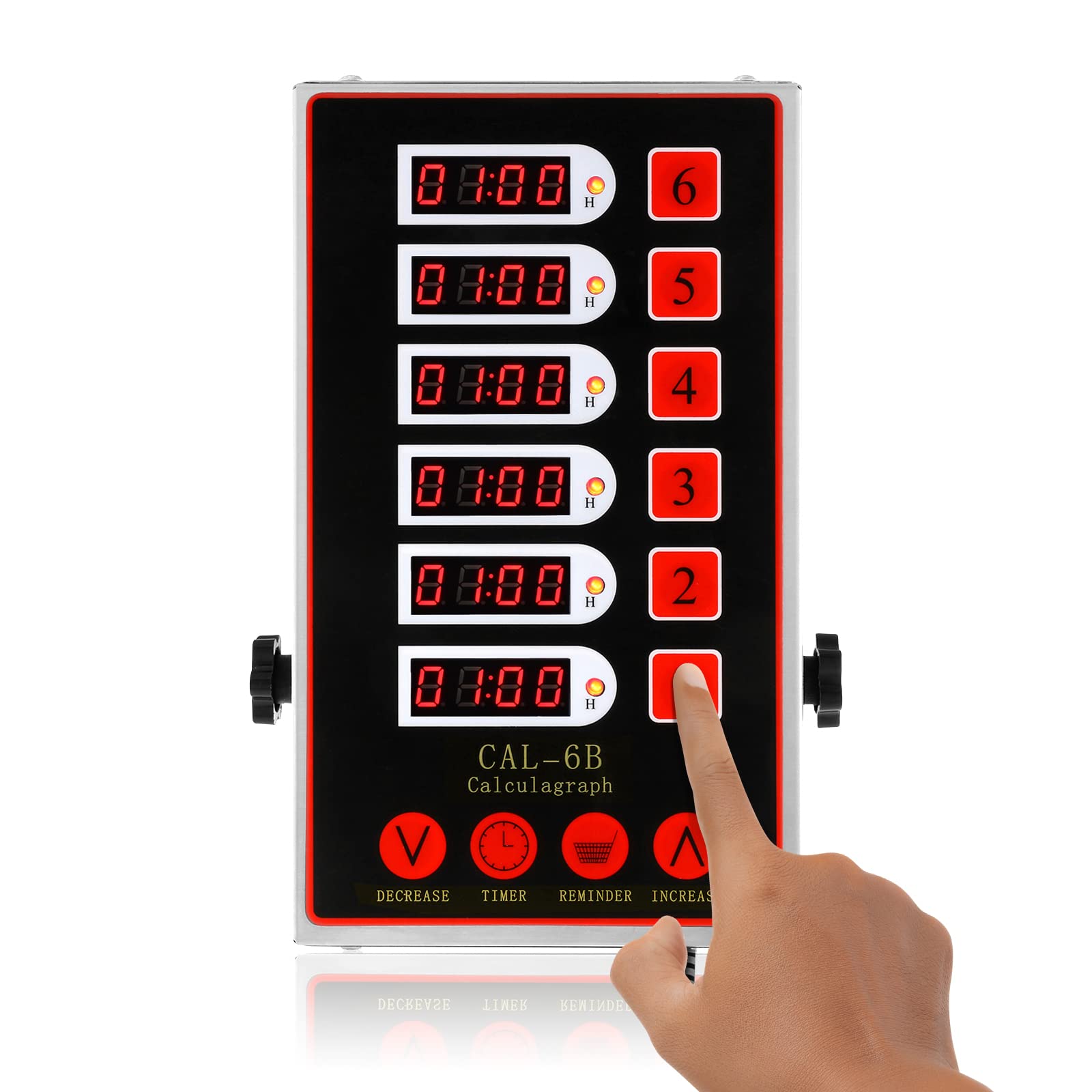 Professional 6-Channel Digital Kitchen Timer