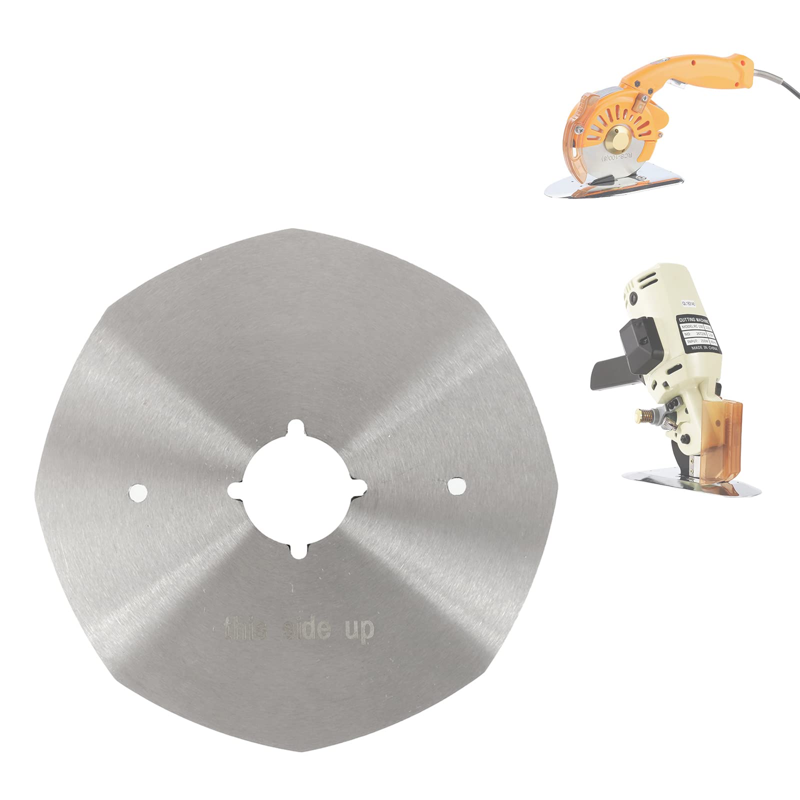 BEAMNOVA Industrial Fabric Cutter Replacement Blade 4" Alloy Steel Quilting Sewing