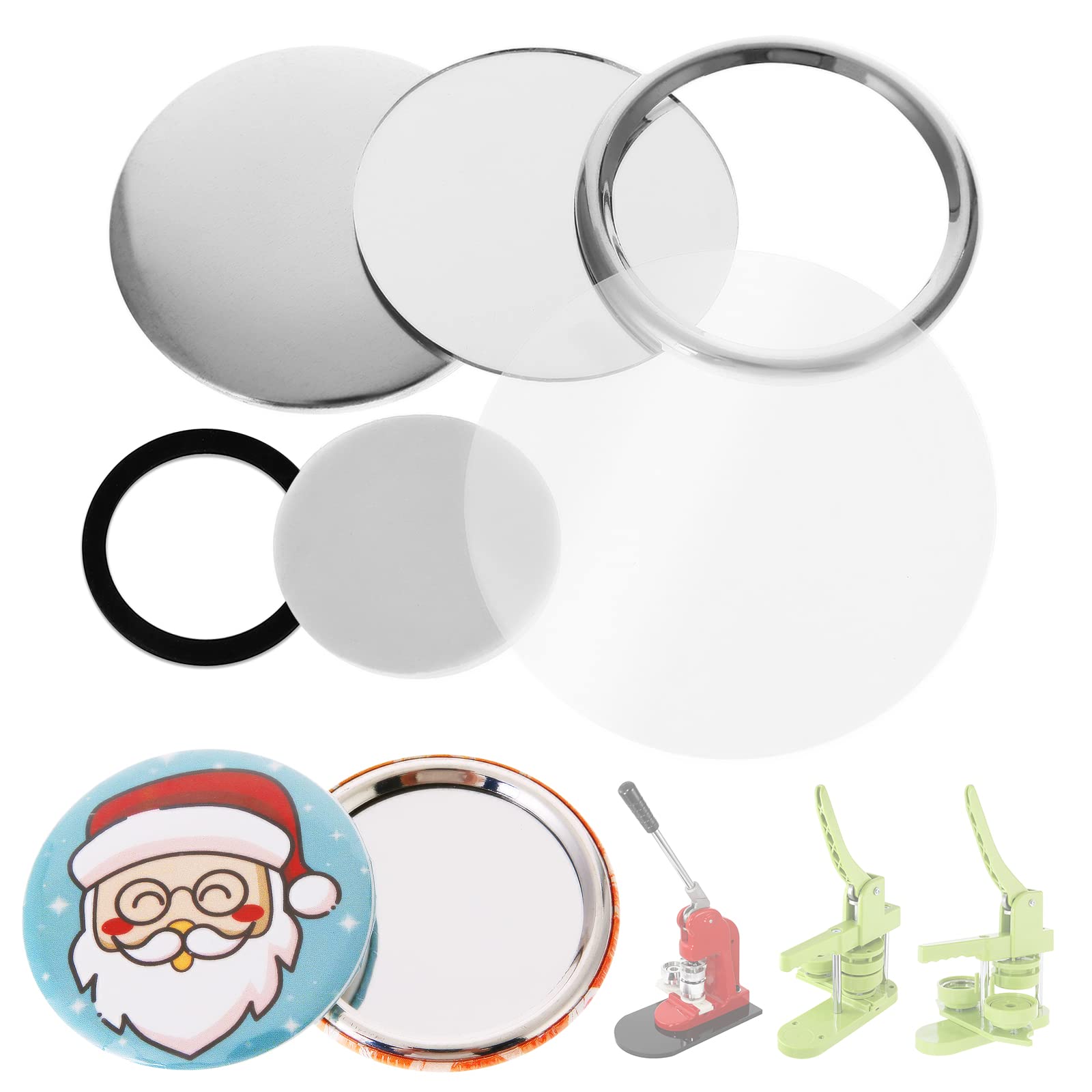 BEAMNOVA 100 Sets 3-Inch Round Pocket Mirror Parts