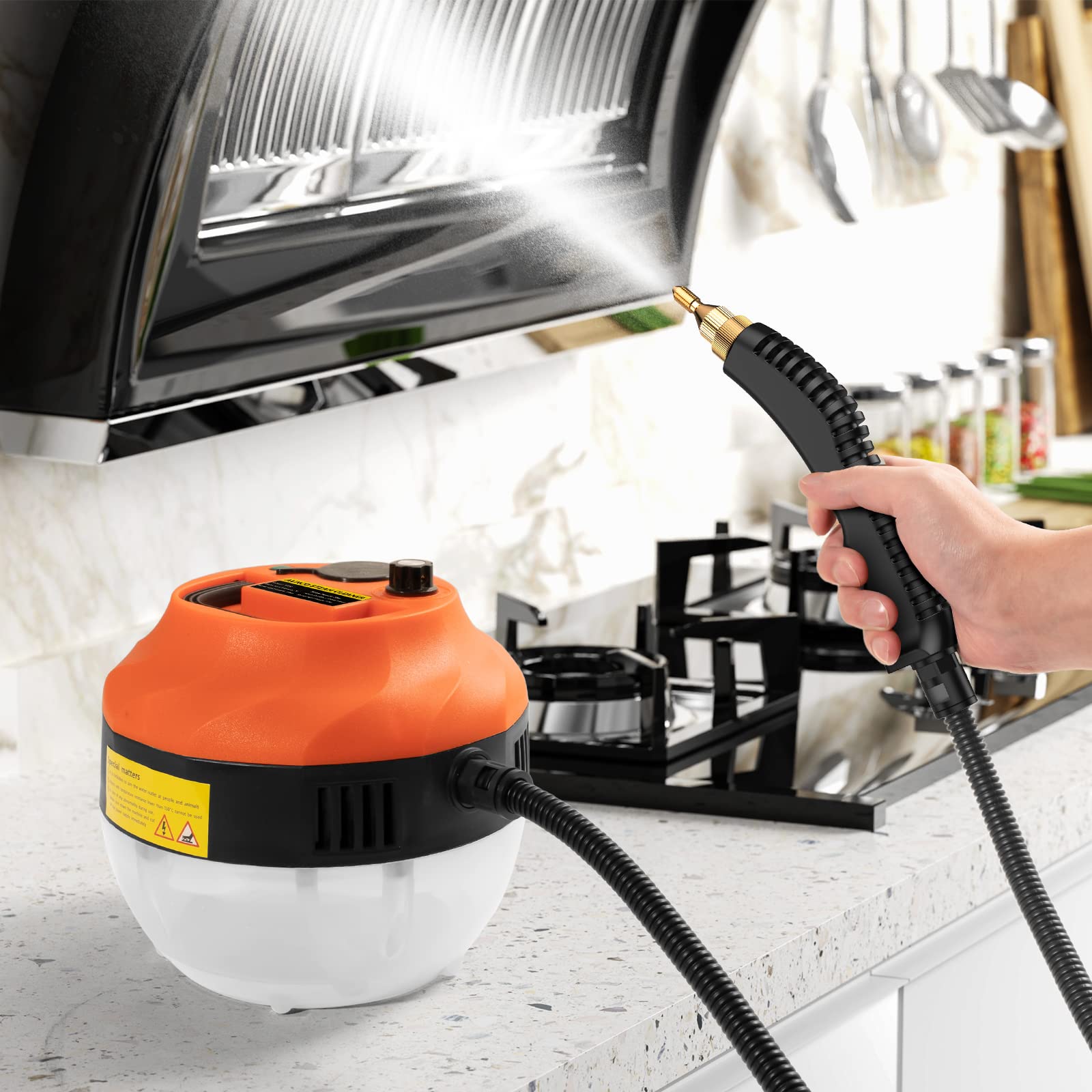 2500W Handheld Steam Cleaner for Home and Car